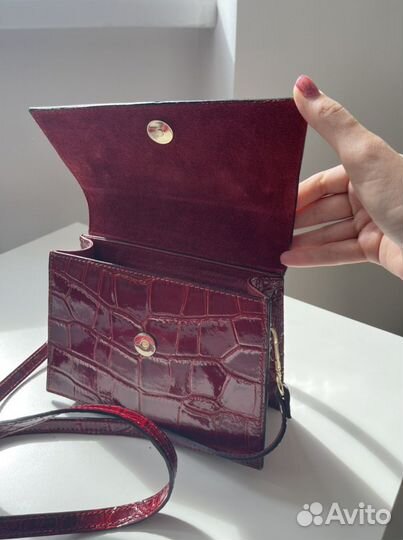 Сумка натуральная кожа италия новая jacquemus