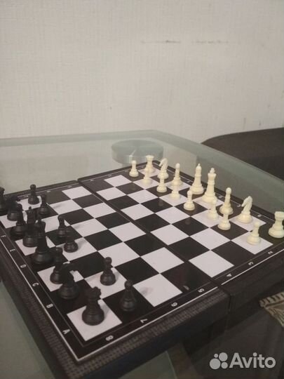 Шахматы,нарды, шашки,3в1, Магнитные