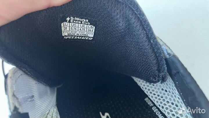 Велотуфли MTB Specialized S-Works Exos Evo EU38/44