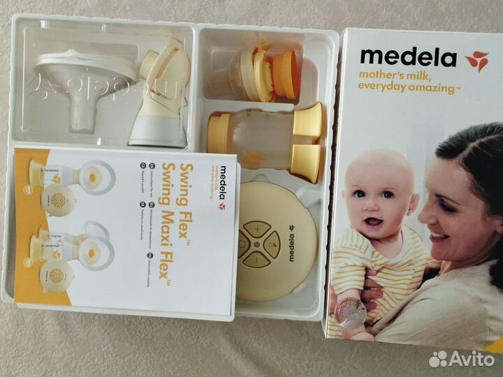 Молокоотсос medela swing maxi flex