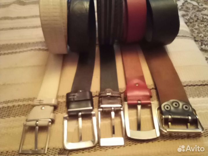 Мужской кожаный ремень