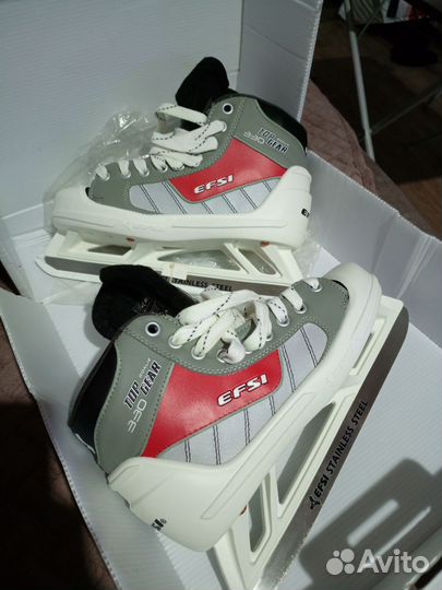 Коньки хоккейные вратарские