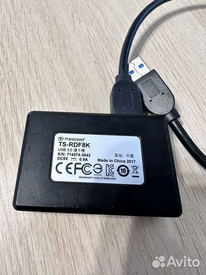 Картридер trancend usb 3.0
