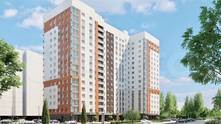 2-к. квартира, 61,7 м², 2/16 эт.