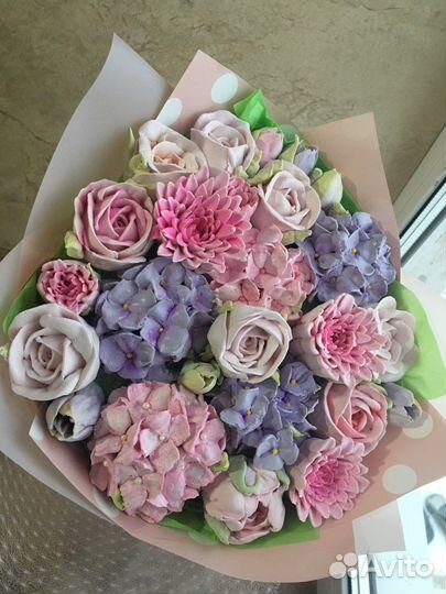 Зефирный букет, подарочные коробочки