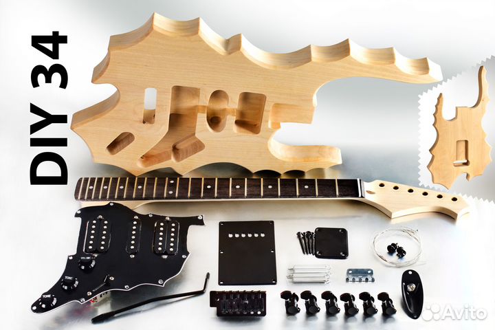 Электрогитара. Корпус. Конструктор