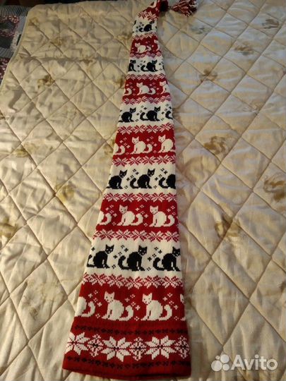 Эстонская шапка-шарф Оле лукойе