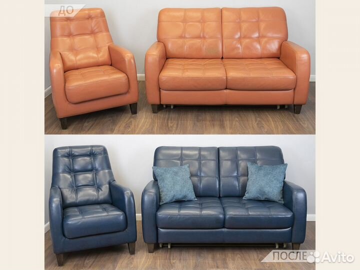 Перетяжка, обивка, мягкой мебели