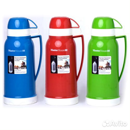 Термос 1л тс-1.0 венеция (Зеленый,красный,синий)