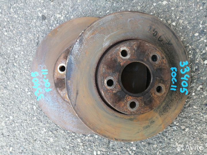 Диск тормозной передний комплект Ford Focus 2