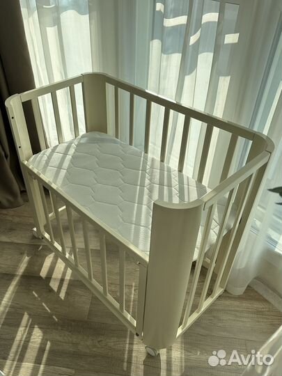 Детская приставная кроватка Nuovita