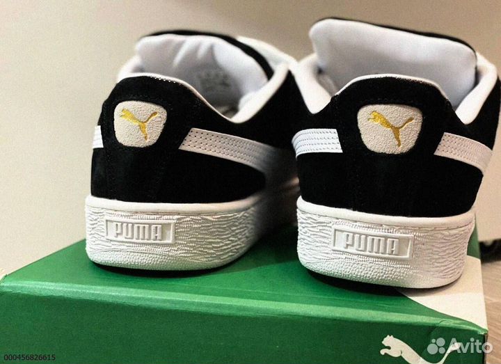 Кроссовки мужские Puma Suede XL “Black White “