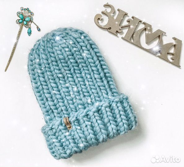 Шапка из перуанской шерсти на заказ