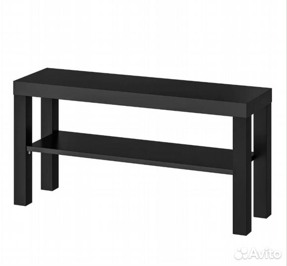 Журнальный столик под тв IKEA lakk новый, черный