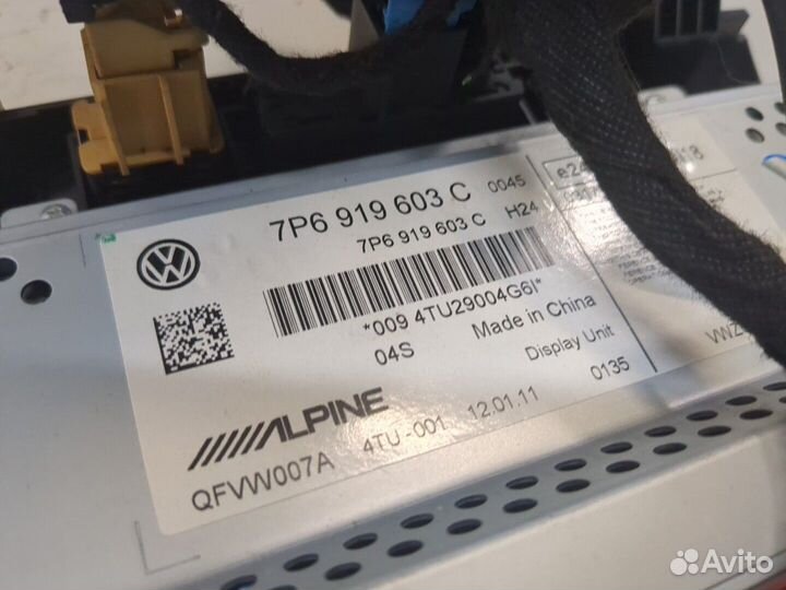 Магнитола Volkswagen Touareg, 2011