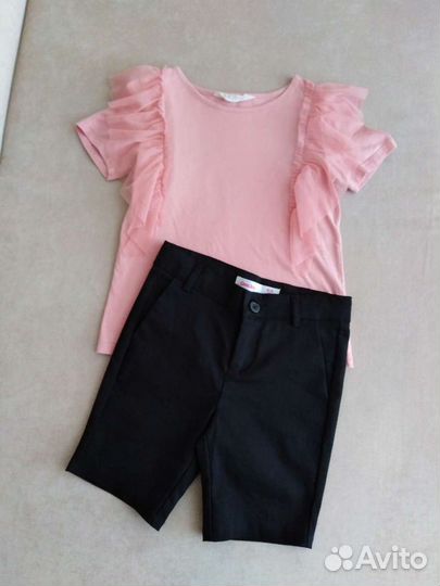 Блузка и Шорты для школы