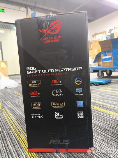 Монитор asus ROG Swift oled PG27aqdp