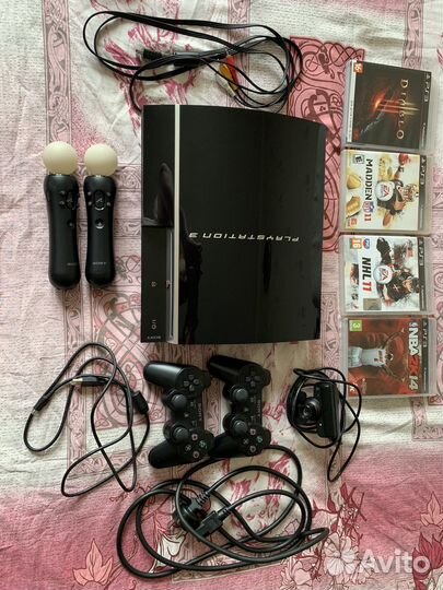 Игровая приставка PS3 FAT (40 GB) PAL (комплект)