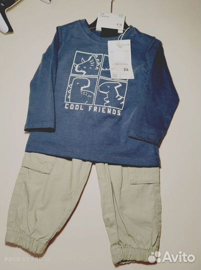 Детский костюм C&A для мальчика 74 размер