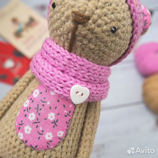 Интерьерная вязанная игрушка ручной работы