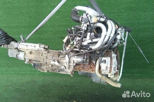 Двигатель в сборе двс mitsubishi pajero mini H58A