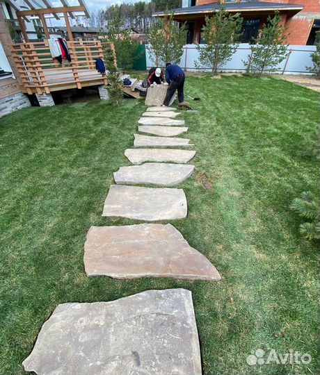 Укладка газона под ключ