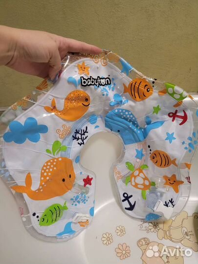 Ванночка для купания сидушка и круг на шею