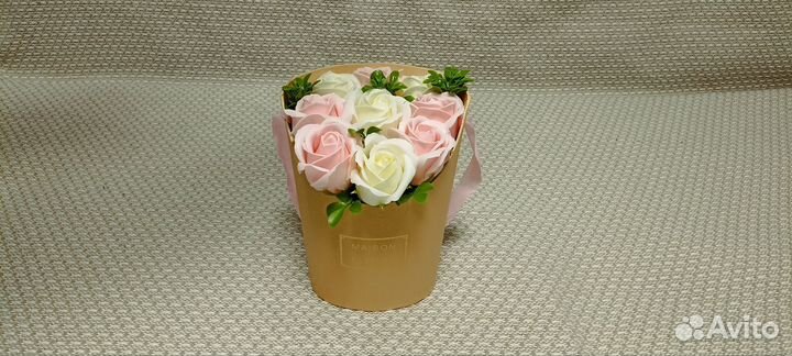 Букет из роз из мыла