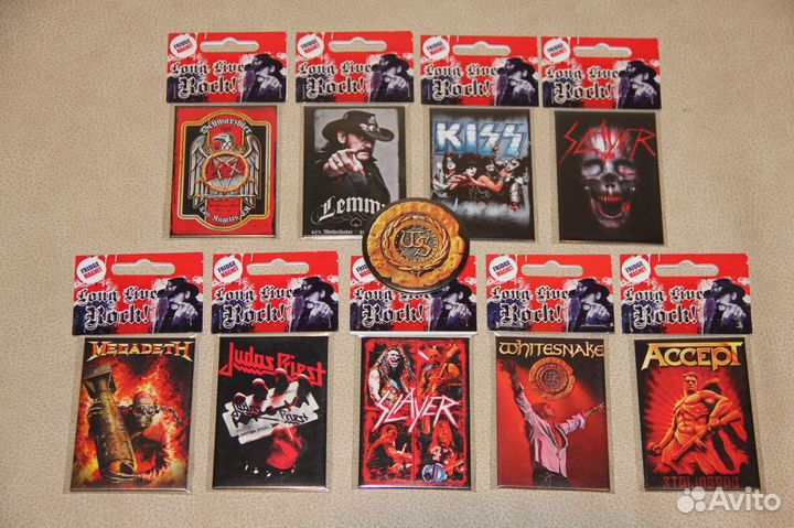 Магниты Hard Rock - Heavy Metal