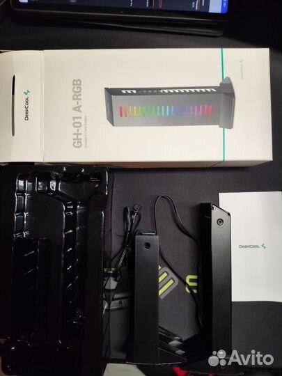 Держатель видеокарты DeepCool GH-01 A-RGB