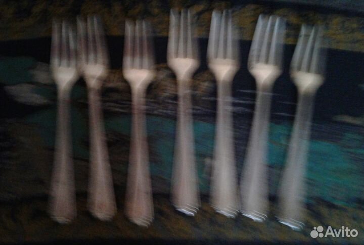 Старинные,столовые приборы,90 проба,фраже