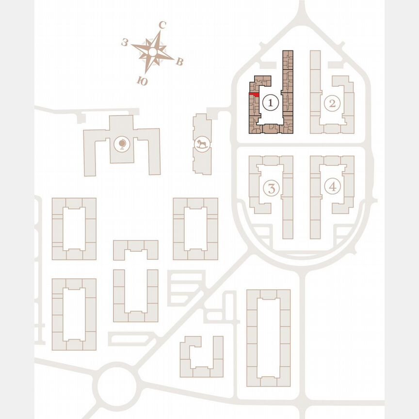 2-к. квартира, 65,8 м², 1/4 эт.