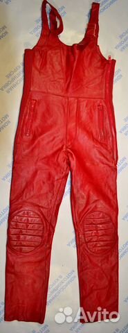 Кожаный полукомбинизон женский