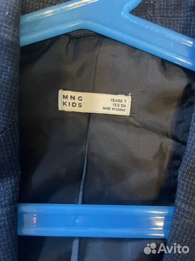 Пиджак школьный для мальчика 122