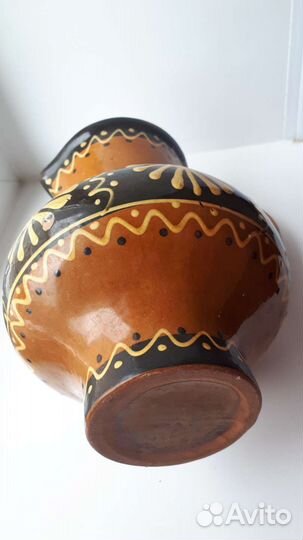 Ваза/Кувшин керамический большой, СССР, винтаж