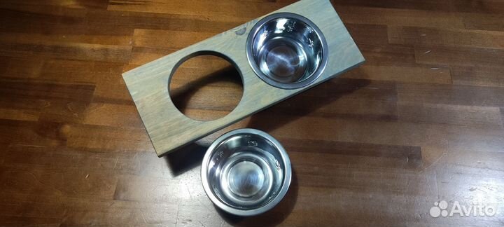 Миска для кошек и собак. 2 чашки по 480мл