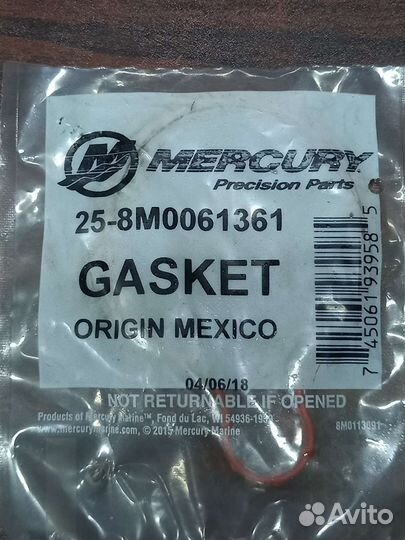 Прокладка Mercury 25-8M0061361