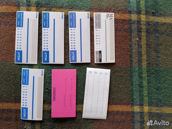 Стикеры для аудиокассет