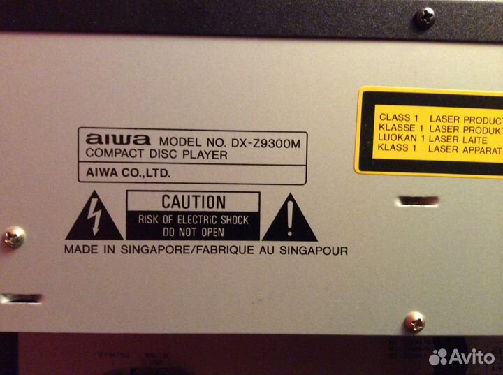 Музыкальный центр Aiwa полный комплект