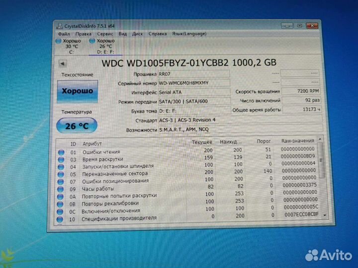 Жесткий диск 1 тб wd Gold