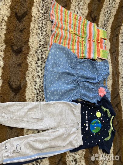 Вещи пакетом на девочку 86, 92