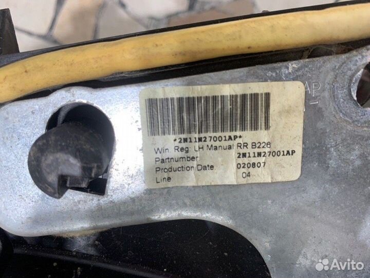 Стеклоподъемный механизм Ford Fusion хэтчбэк 1.4