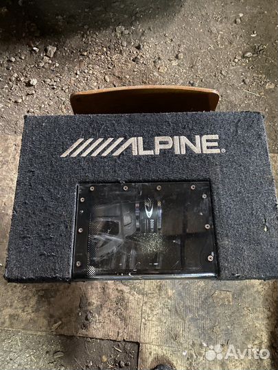 Продам сабвуфер Alpine sbg 1244bp
