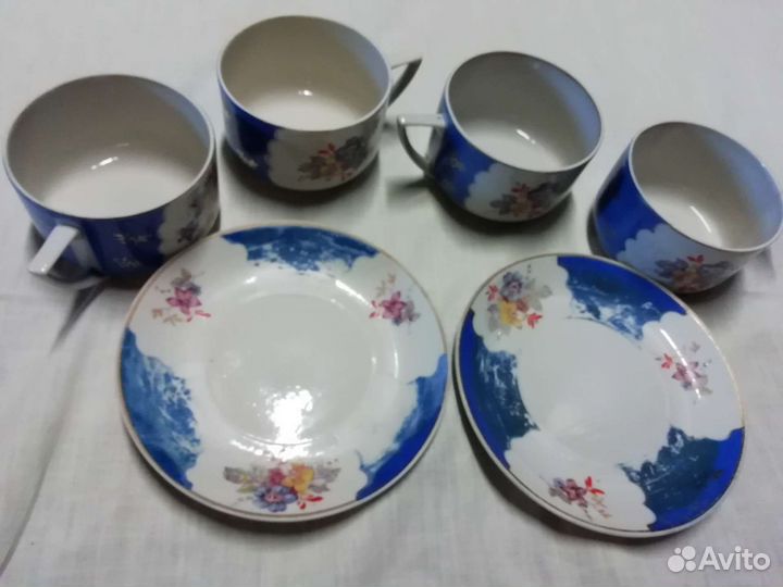 Чашка с блюдцем фарфор СССР