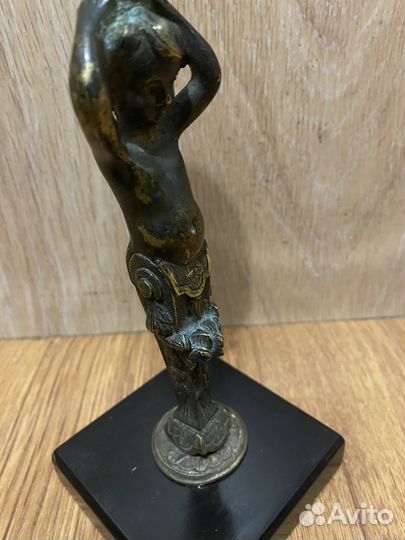 Подсвечник бронза антиквариат