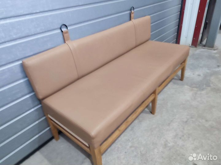 Лавка-диван со съёмной спинкой