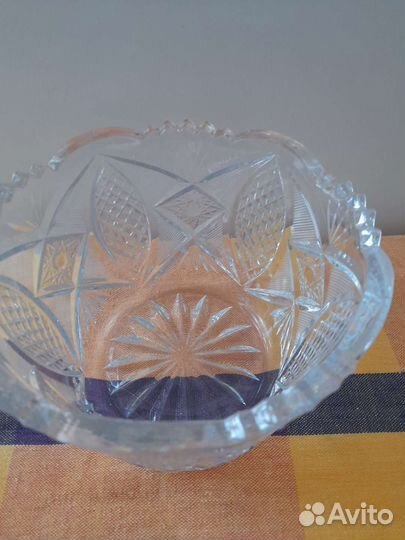 Конфетница хрусталь СССР