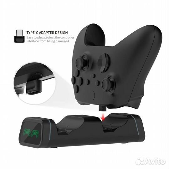 XBox Series X/S Зарядная станция + 2 аккумулятора