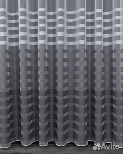 Тюль Трио Эверест готовый на окна пошив