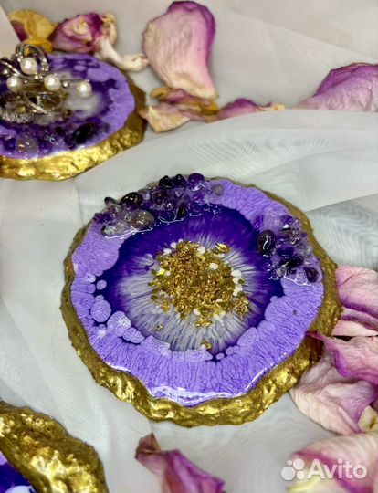 Подстаканники из эпоксидной смолы